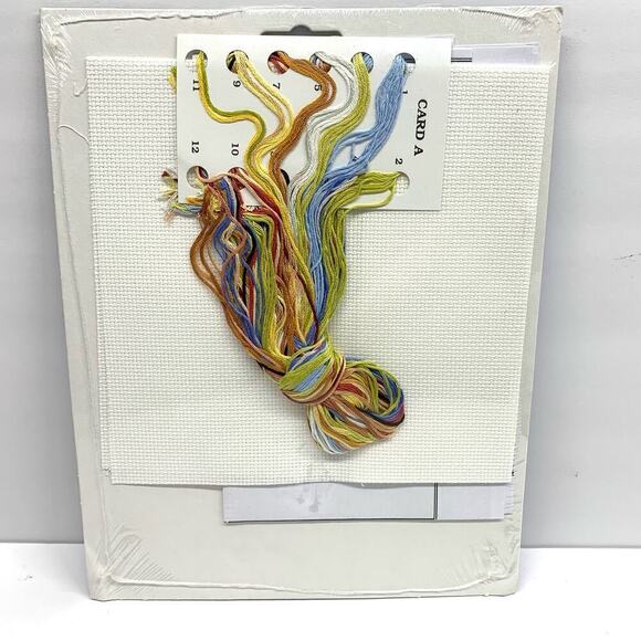 NOS Janlynn Cross Stitch Kit Welcome Baby Boy 6.5”x10” Factory Sealed USA Made - Picture 2 of 7